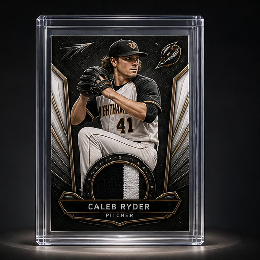 Caleb Ryder Nightfall Pitcher Relic